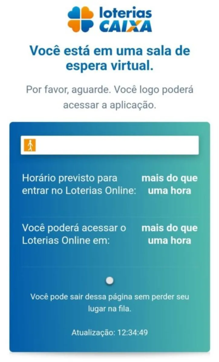 Fila passou de 1 hora de espera!