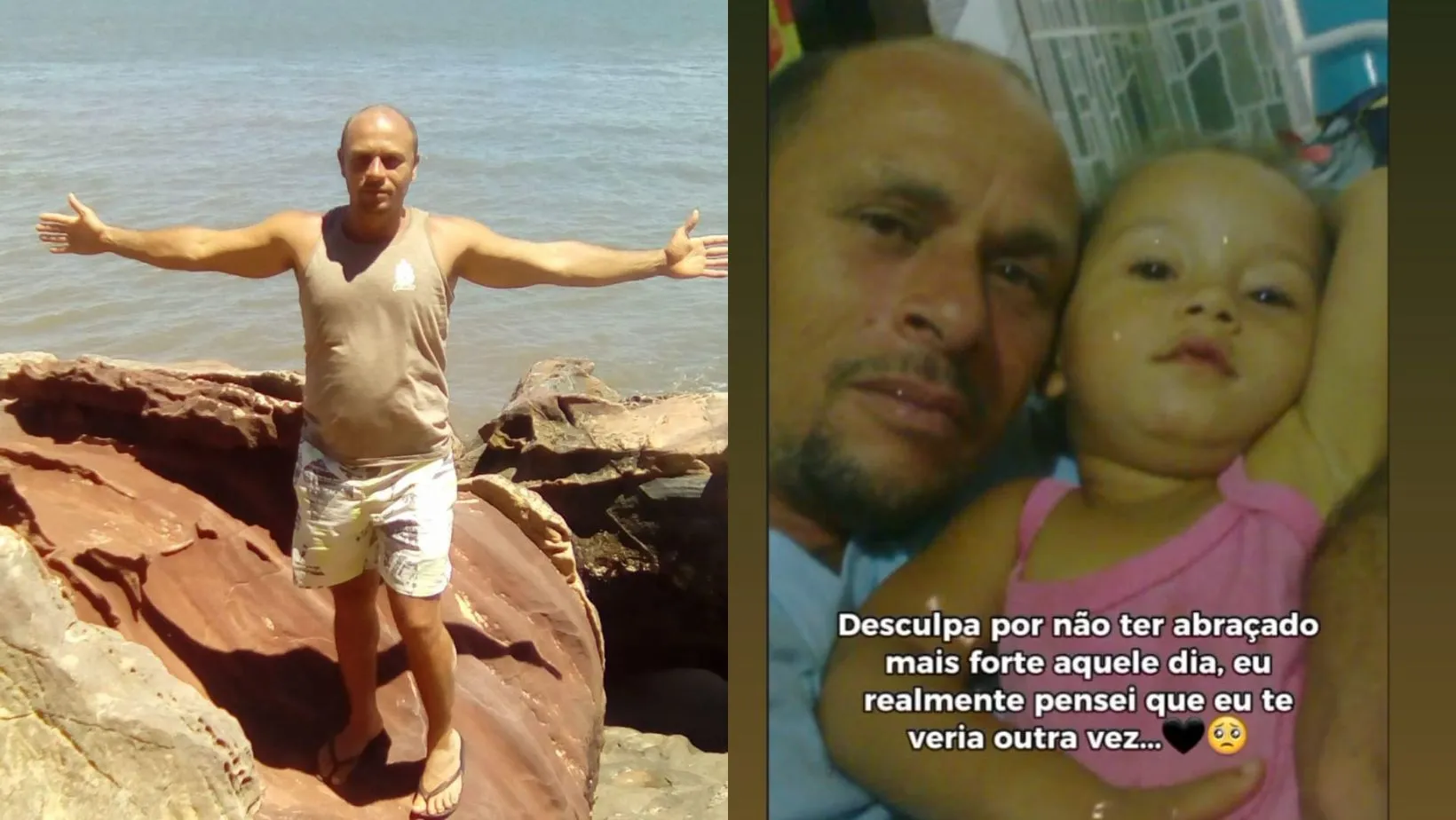 Robson era pai de família e deixou dois filhos