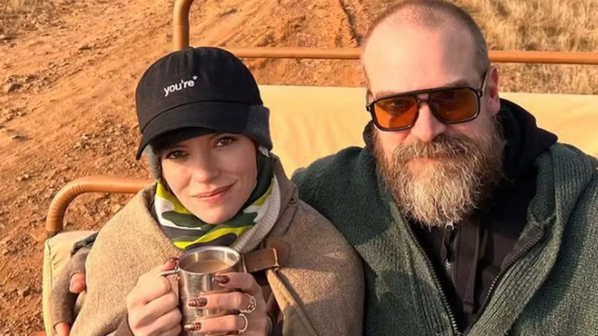 Lily Allen e David Harbour se conheceram em um app de namoro