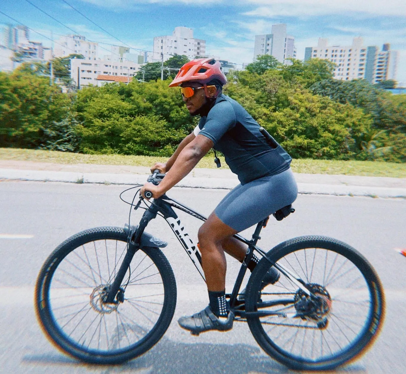 Marcel é adepto ao ciclismo desde 2019