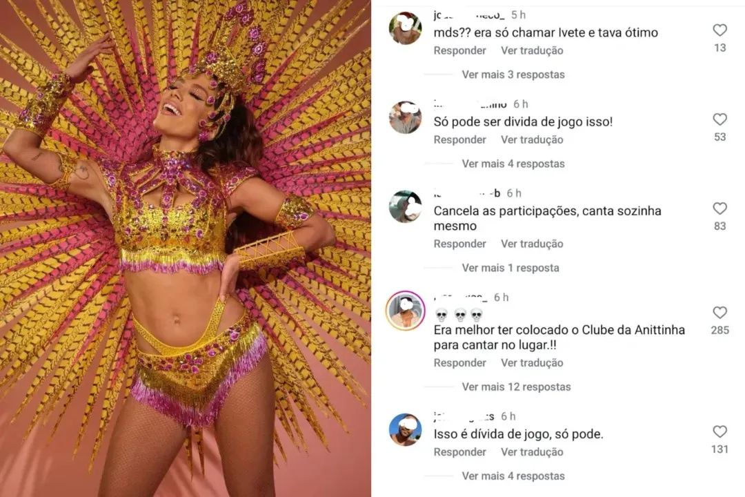 Fãs de Anitta reclamam de convidados