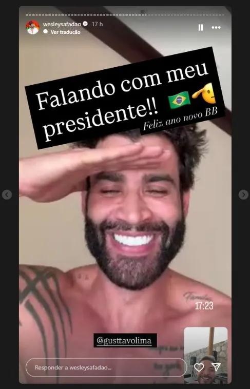 Imagem ilustrativa da imagem Pré-candidatura de Gusttavo Lima vira meme nas redes sociais