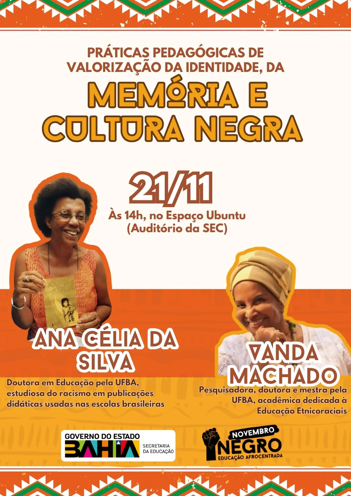 Imagem ilustrativa da imagem SEC promove debate contra o racismo no Novembro Negro