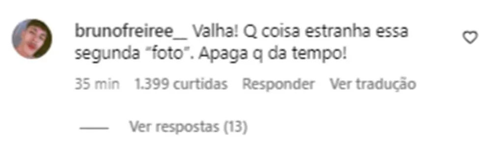 Após críticas de seguidores, Juliano Floss apaga vídeo com Marina Sena