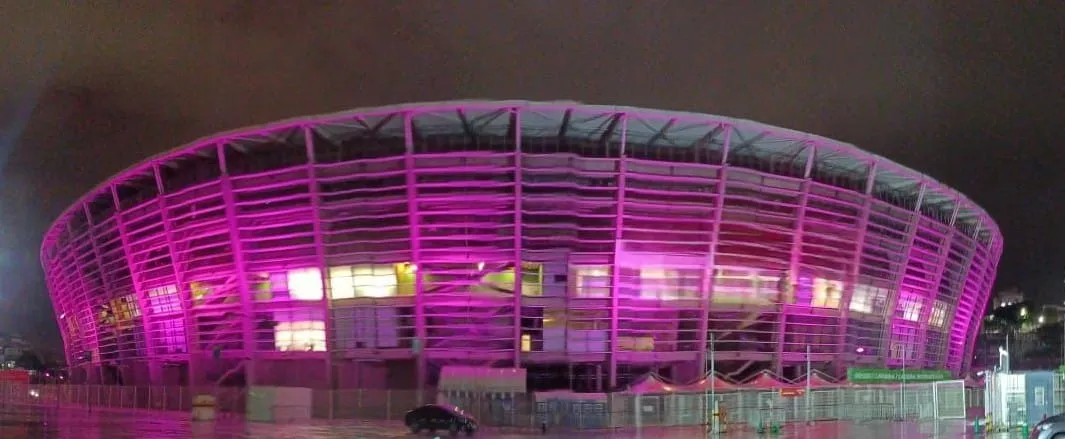 Estádio terá iluminação especial devido à campanha