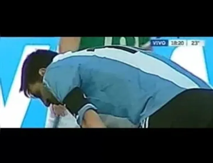 Messi vomitando na altitude