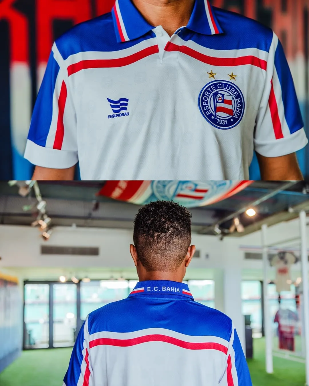 Camisa retrô do Bahia