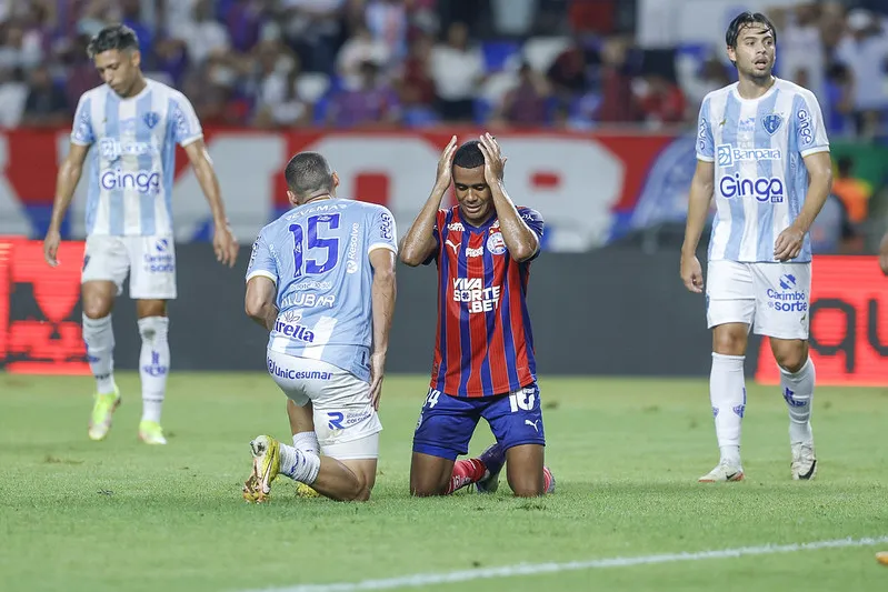 Erick foi um dos destaques do time baiano no primeiro tempo