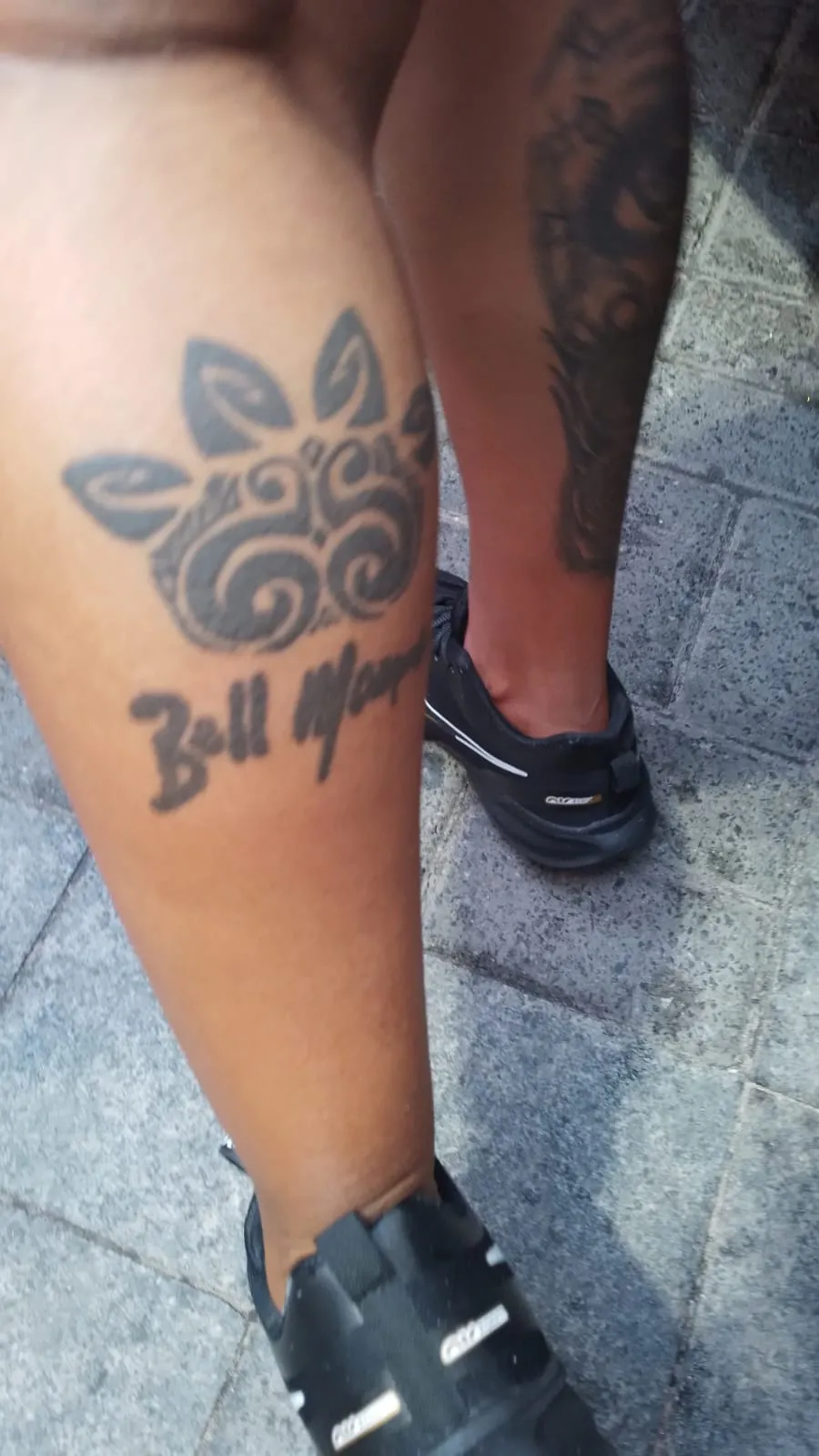 Tatuagem de Daniela, fã de Bell Marques