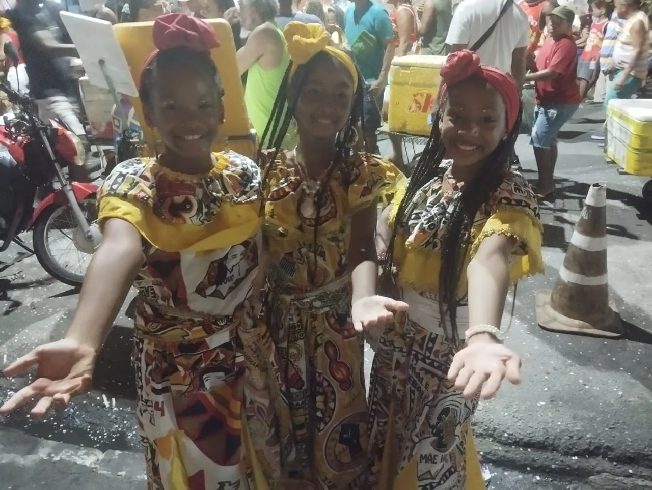 Erica Vitória, Maria Eduarda e Dara Hellen