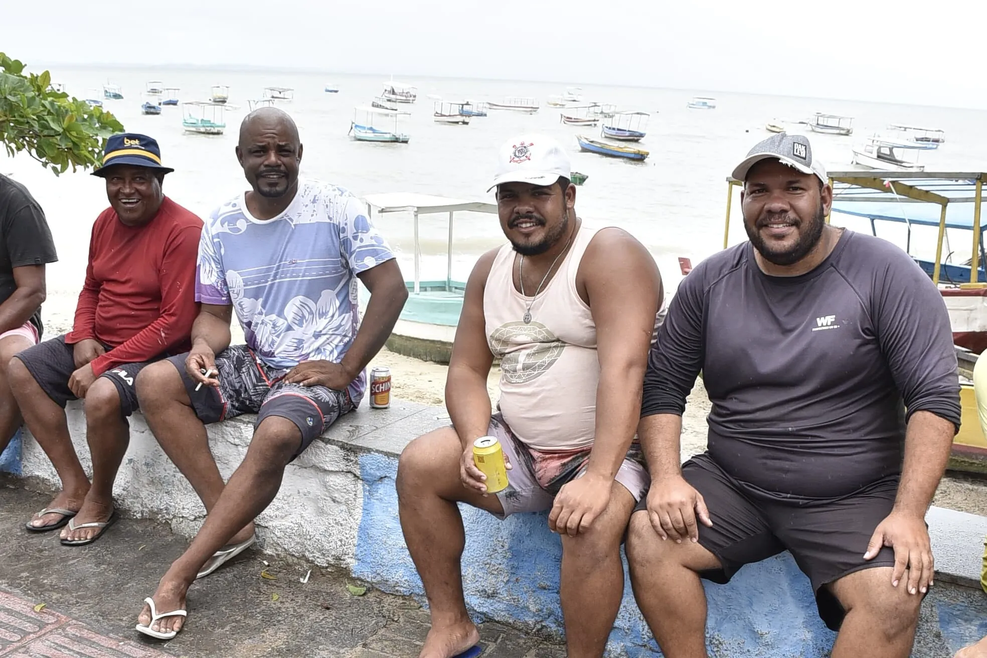 Pescadores na Praia de Tubarão