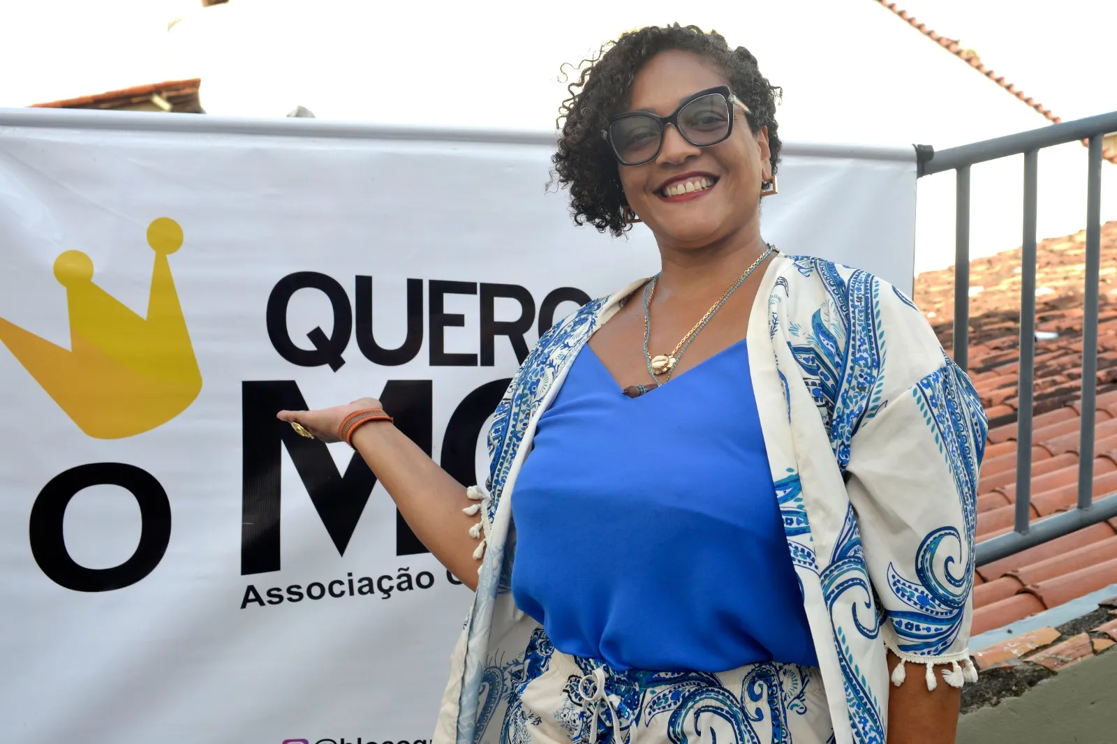 Cris Santana, presidente do Bloco Quero Ver Momo