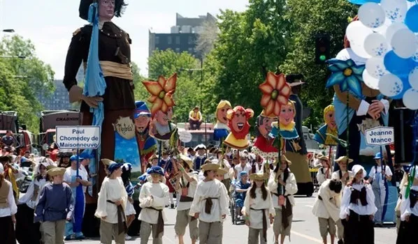 Desfile de São João em Quebec, Canadá