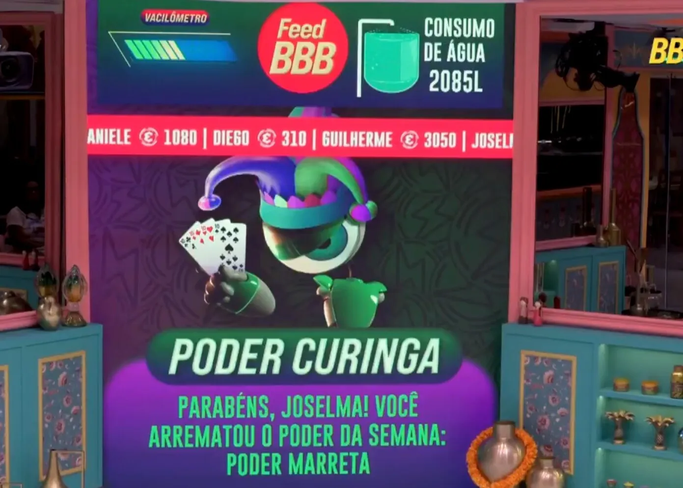 Dona Delma arremata o Poder Curinga e pode mudar completamente a dinâmica do jogo