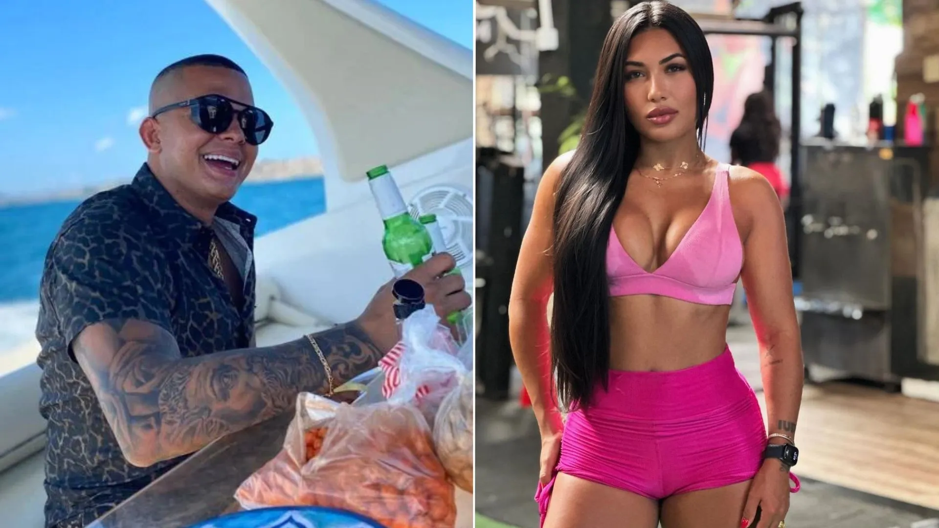 Bruna Luma e Ramhon Dias foram vistos juntos em show. Eles ficaram uma vez, segundo ela