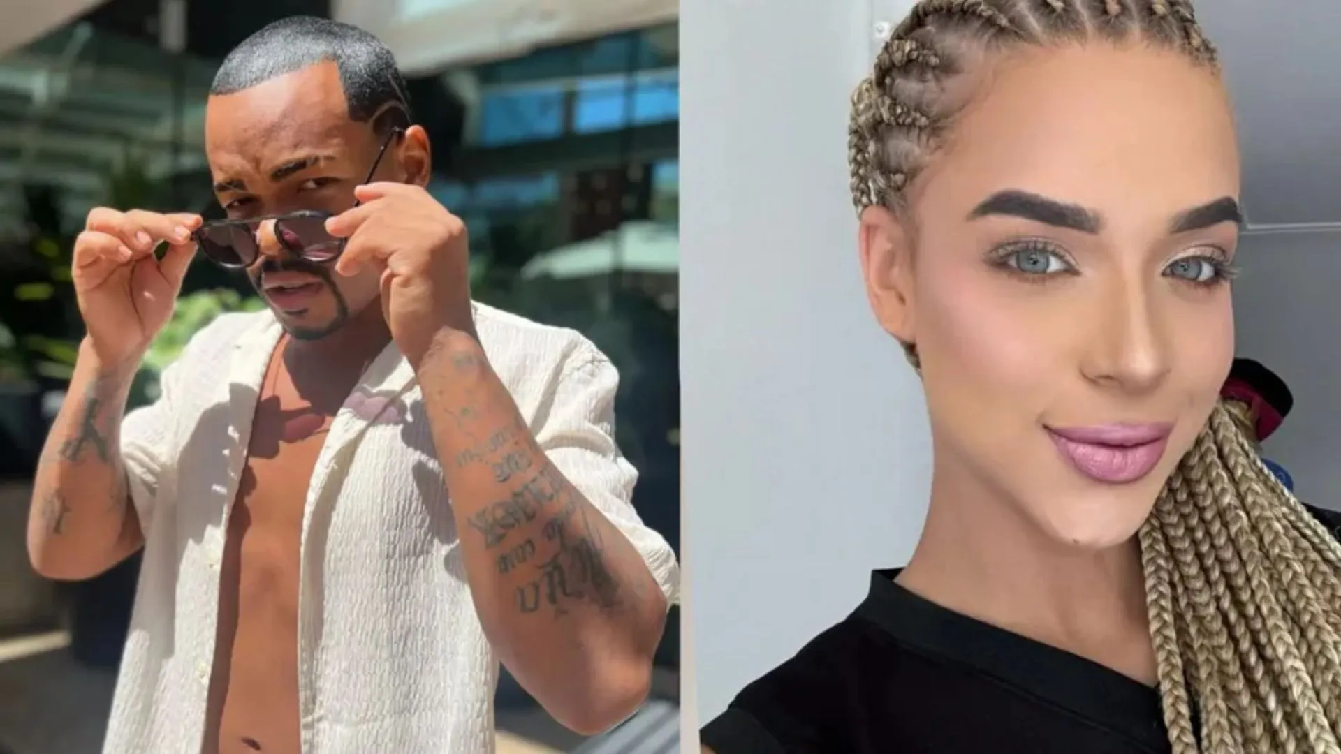 Cristian Bell e Anna Catarina estavam brigados