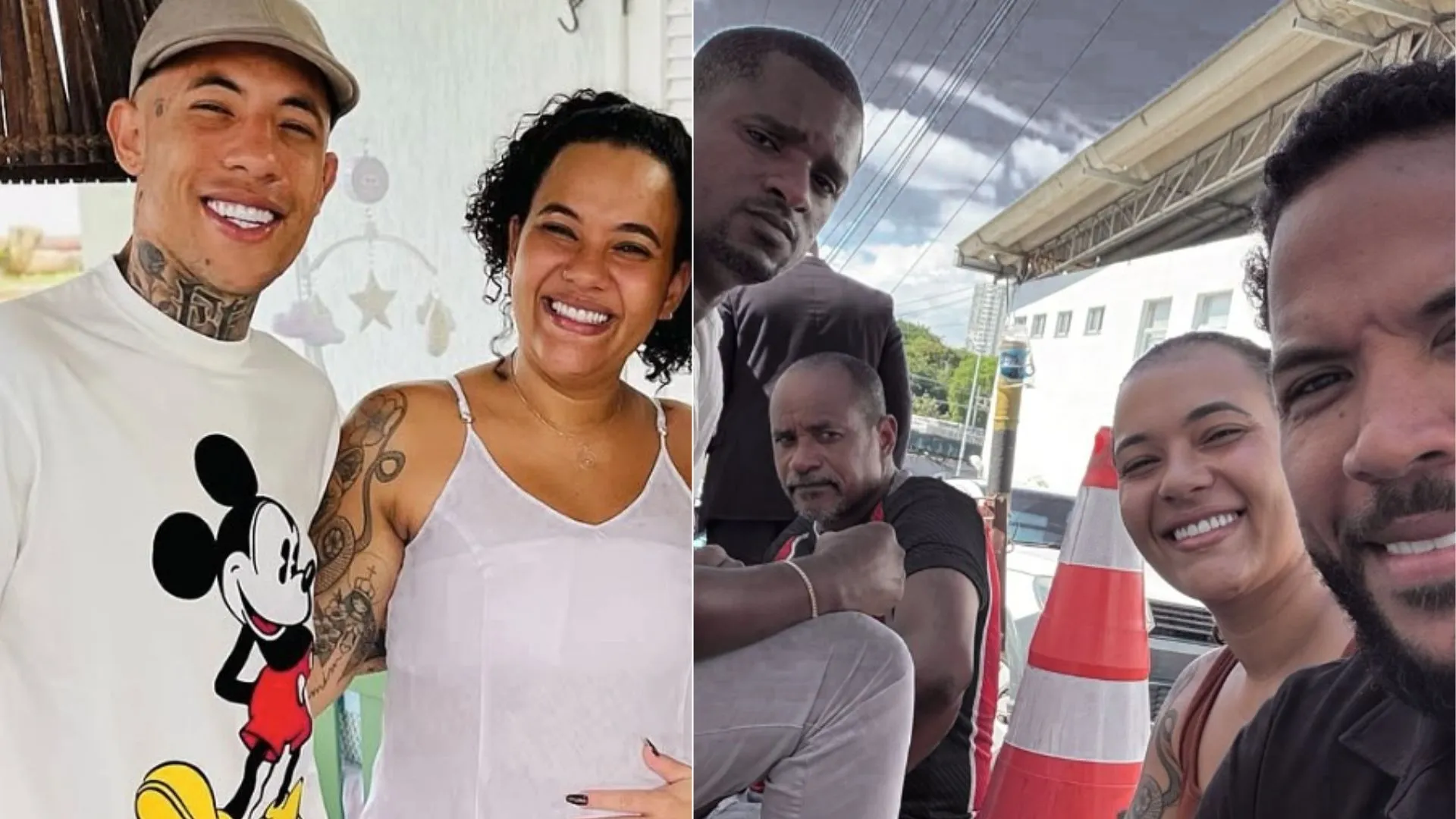 Irmã de Franklin Reis, a blogueira Téssia Reis foi visitá-lo na cadeia. Outros familiares também fizeram visitas