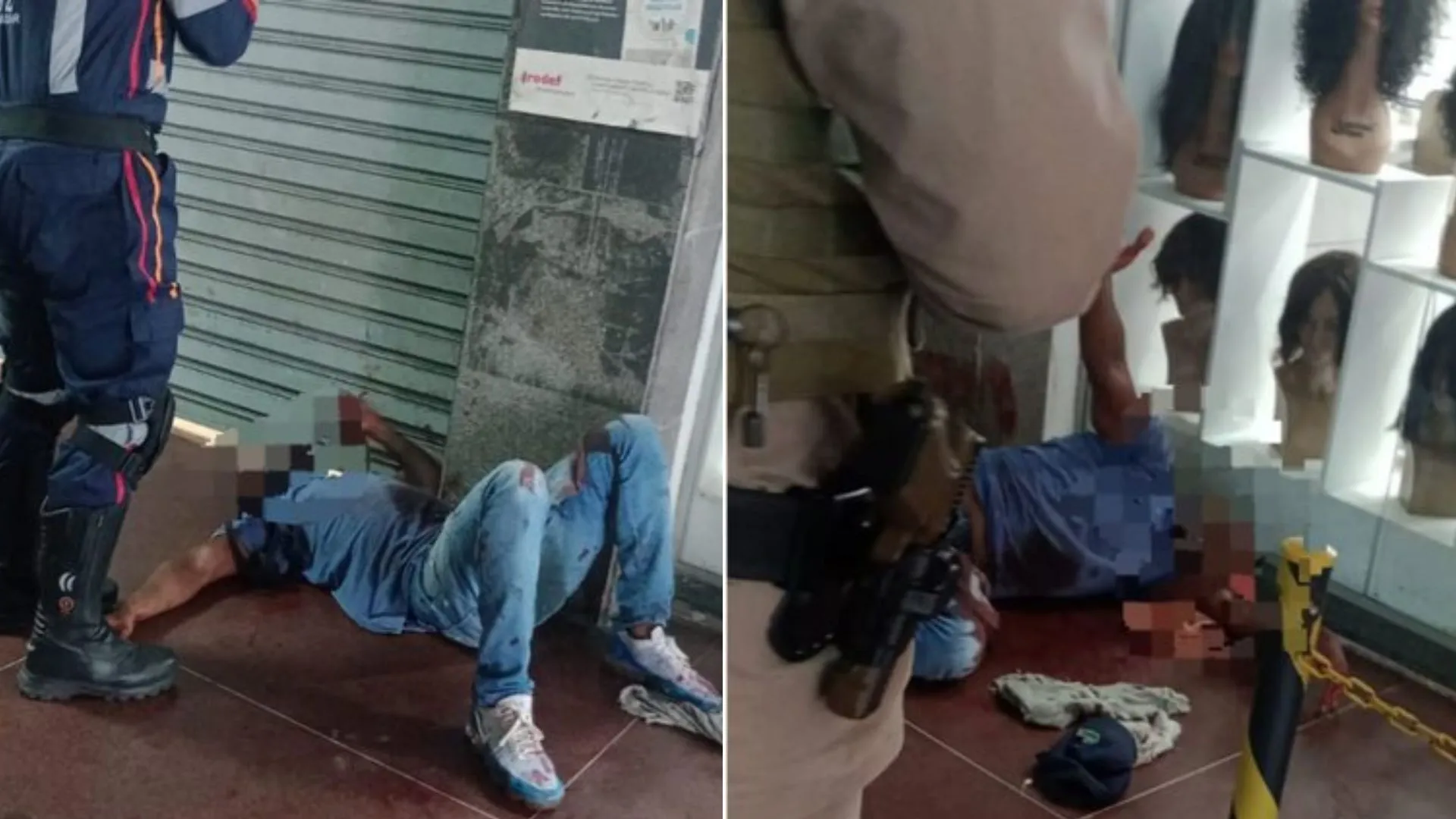 Imagem ilustrativa da imagem Homem é baleado no Campo Grande e foge para se esconder; veja fotos