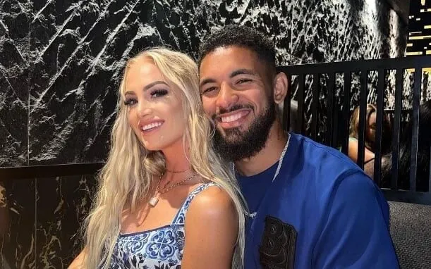 O ex-casal Douglas Luiz e Alisha Lehmann
