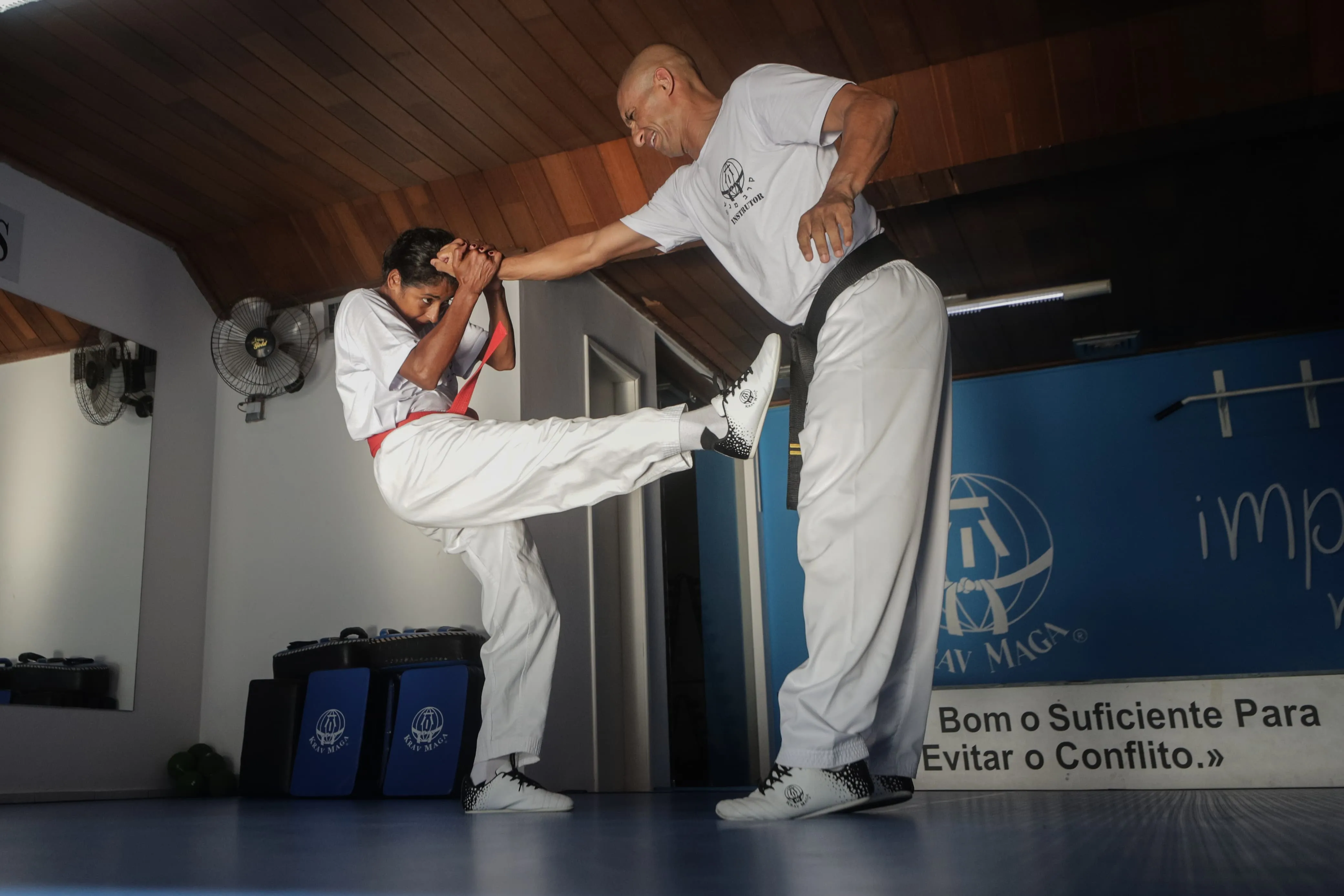 Treino pesado na academia