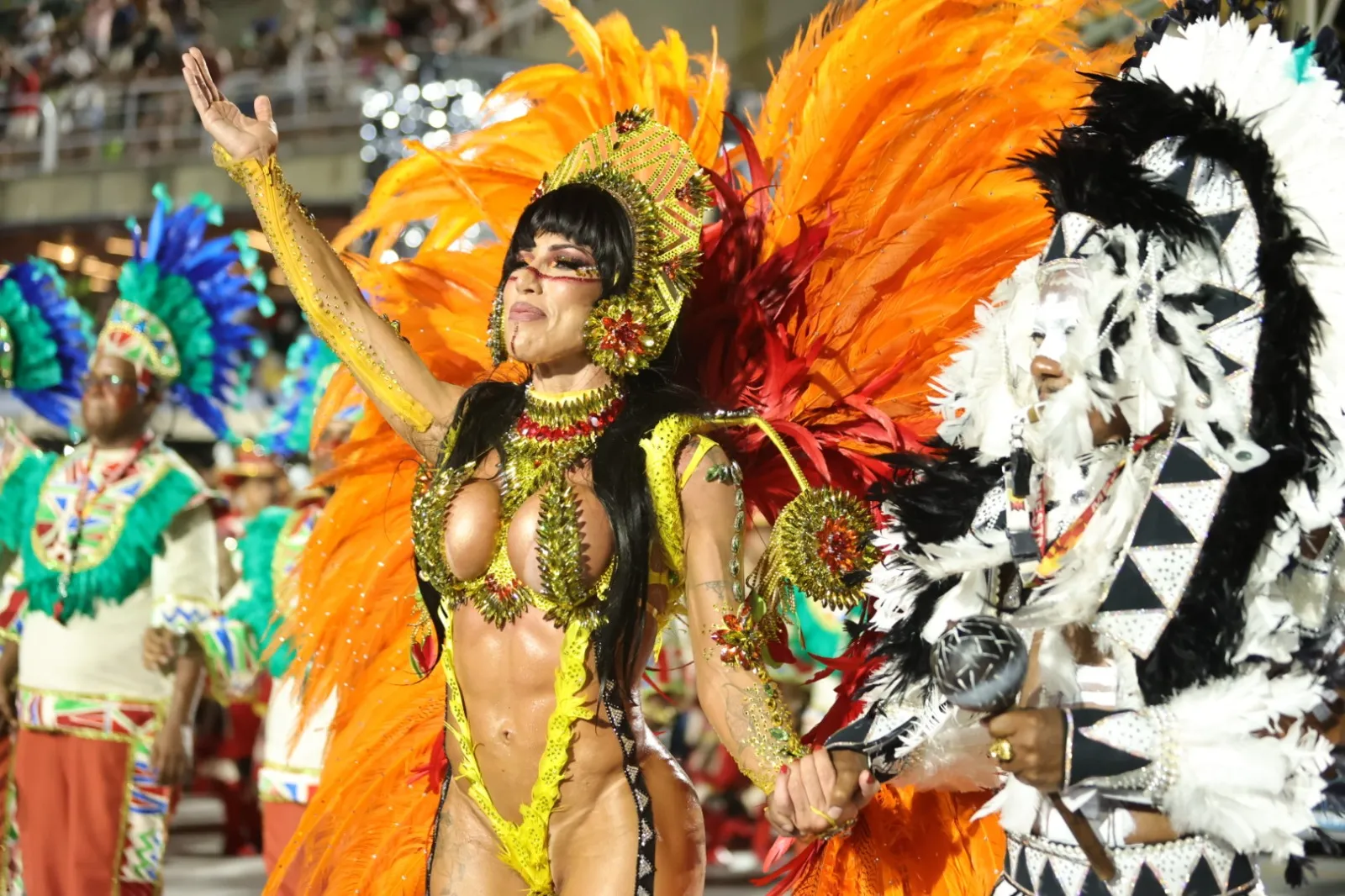 Rainha de bateria da escola Estácio de Sá