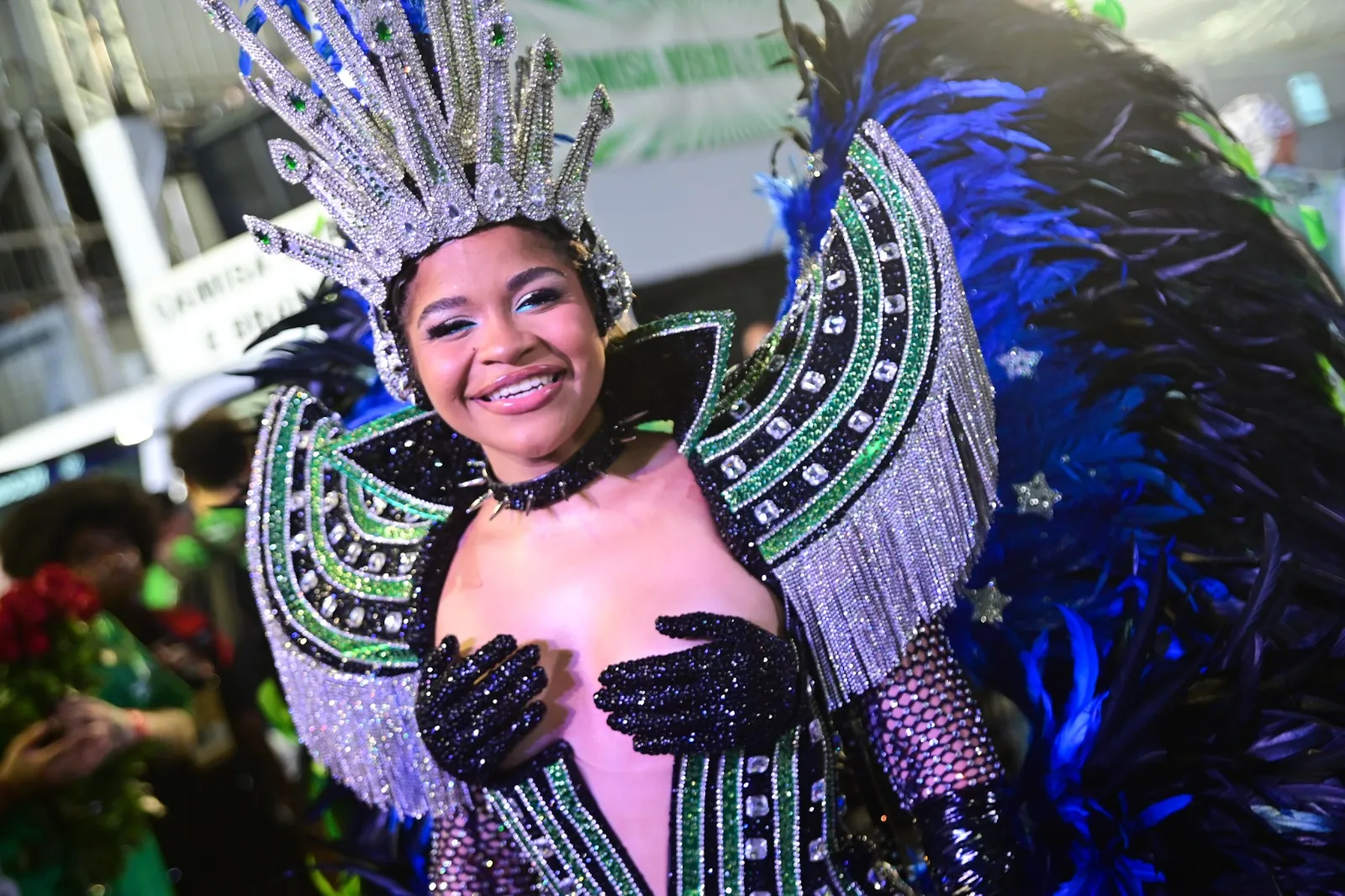 Rainha de Bateria do Camisa Verde e Branco em São Paulo