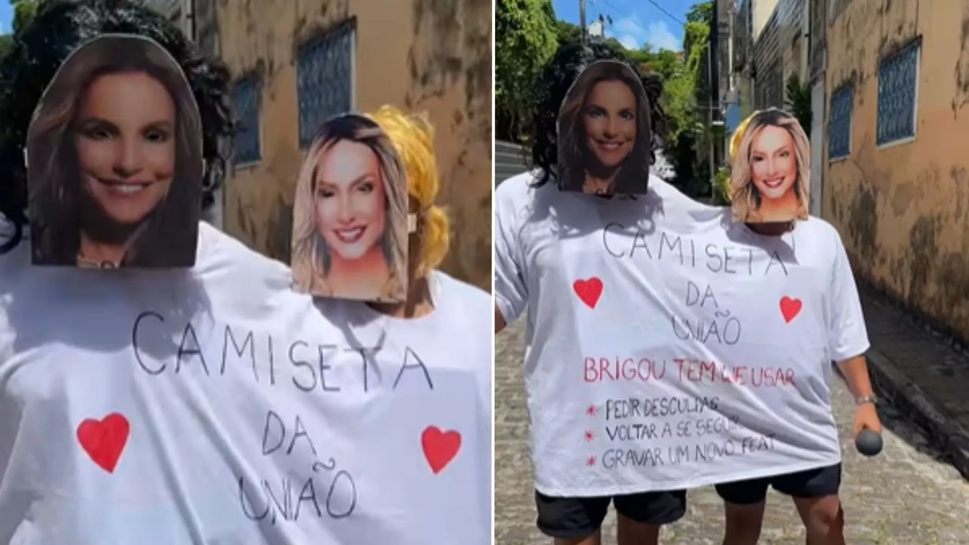 Imagem ilustrativa da imagem Que resenha! Fãs de Ivete e Claudia se unem em fantasia de Carnaval