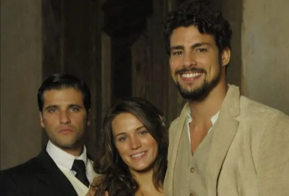 Bruno Gagliasso, Bianca Bin e Cauã Reymond em "Cordel Encantado"