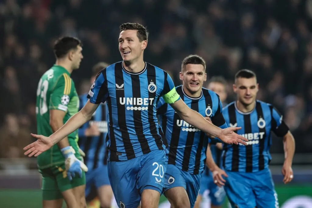 Brugge e Atalanta se enfrentam nos playoffs da Champions League