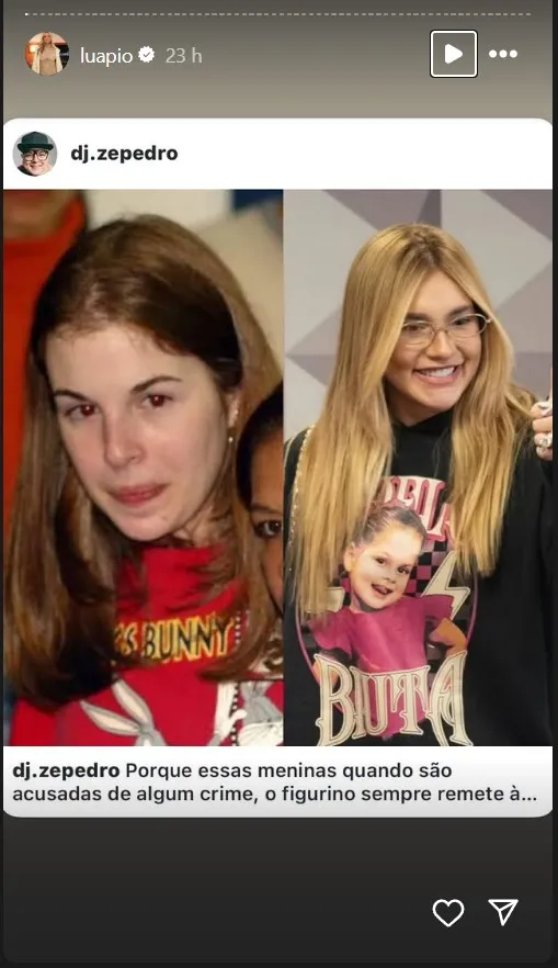 Imagem ilustrativa da imagem Sem papas: Luana Piovani detona Virginia Fonseca e rebate Zé Felipe