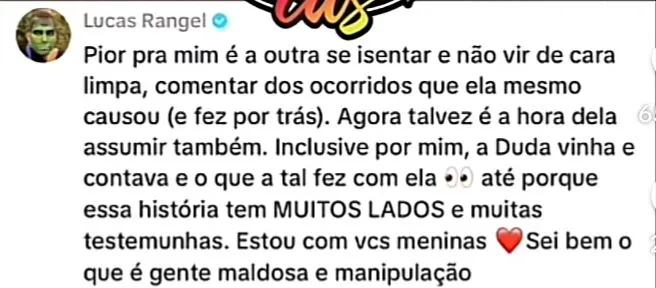 Infleunciador se pronunciou sobre a briga das adolescentes