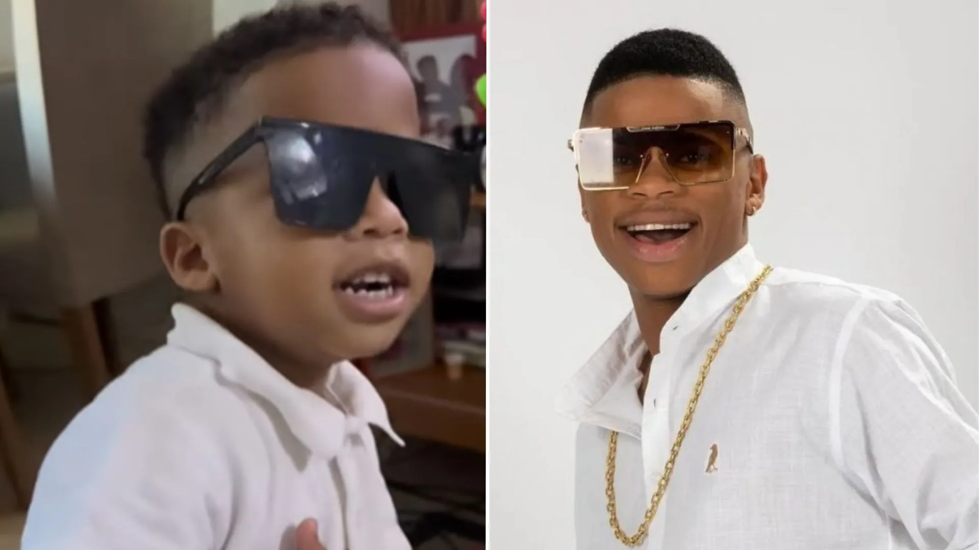 Moisés é o único filho de Rodrigo Amendoim teve