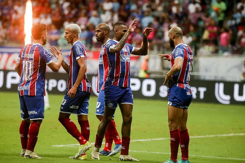 Bahia venceu o Náutico por 3 a 0, em abril de 2024