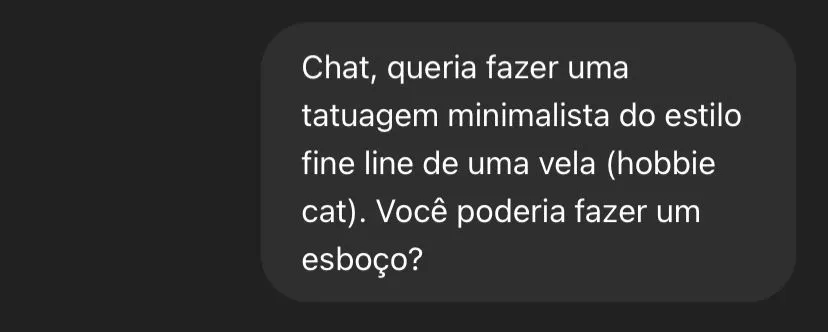 Hana detalhou o pedido para a IA