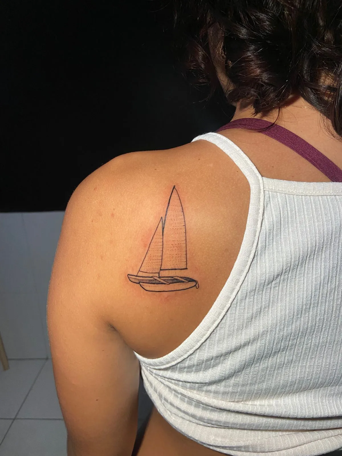 Desenho produzido pela IA na pele