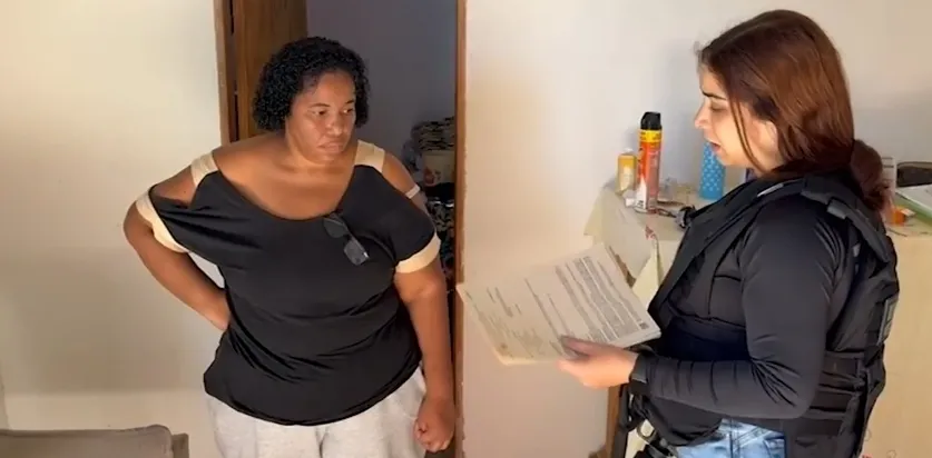Durante a prisão da cuidadora, provas foram encontradas