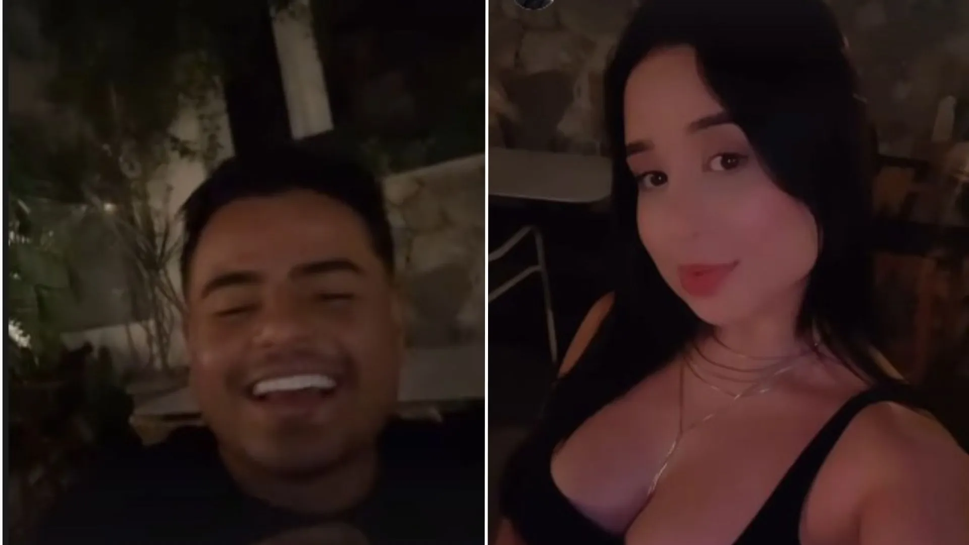 Heitor e Bianca postaram stories no mesmo lugar na noite desta quarta-feira (4)
