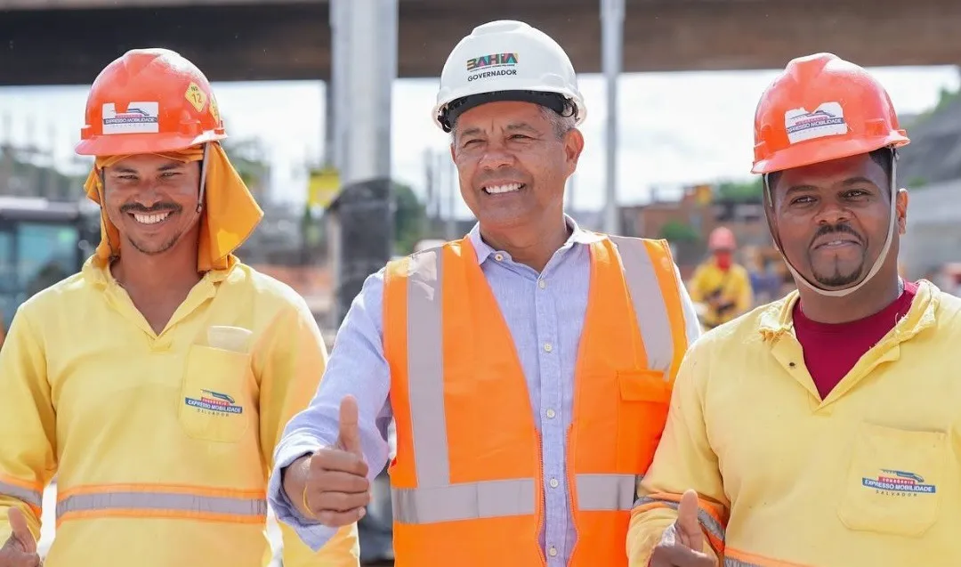 Jerônimo interagiu com trabalhadores