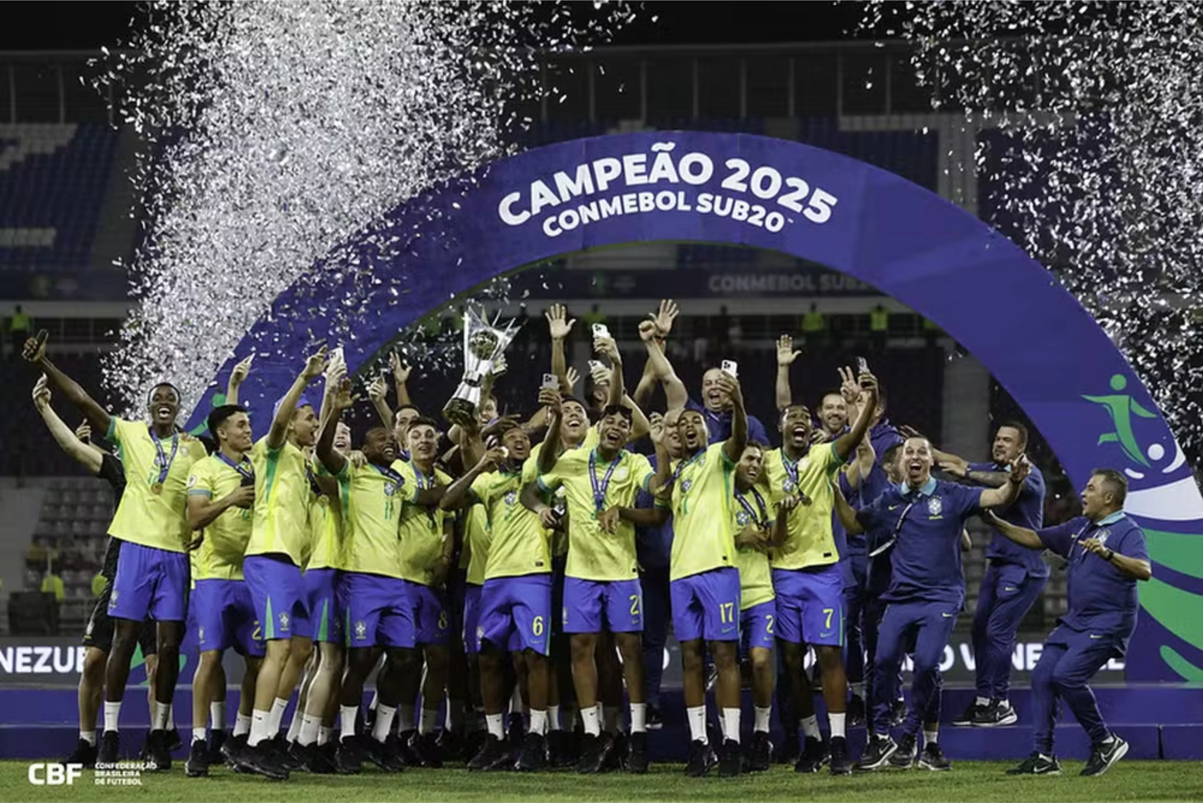 Seleção Brasileira é a atual campeã do Sul-Americano sub-20