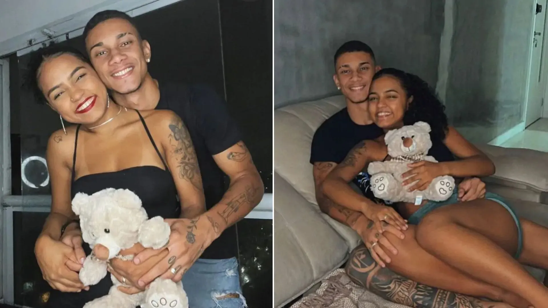 Radija e Enzo são noivos. O casal não se pronunciou sobre o caso