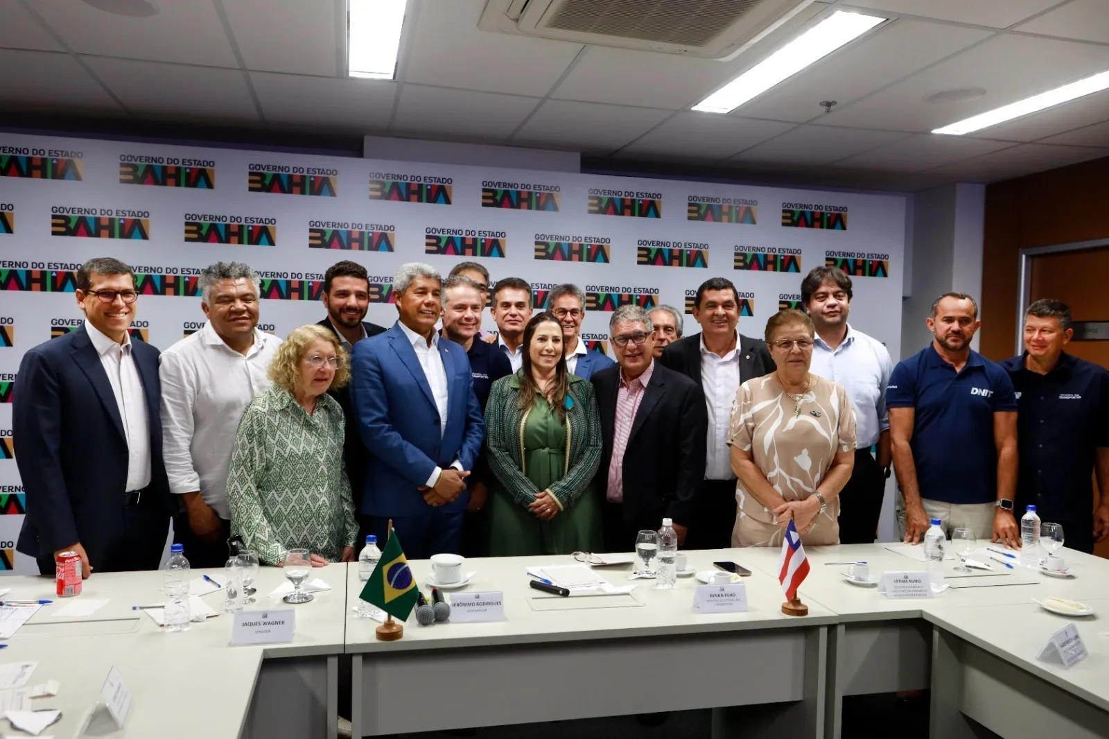 Reunião que definiu a reabertura da ponte