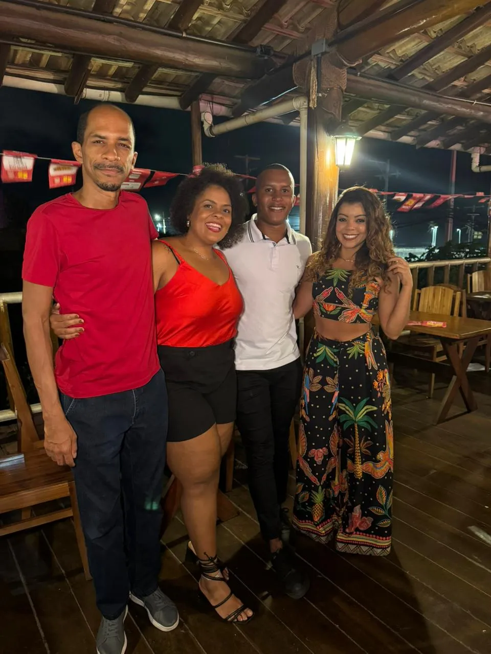 Caio Costa, Tairine Ceuta, Vinicius Viana e Leilla Caroline