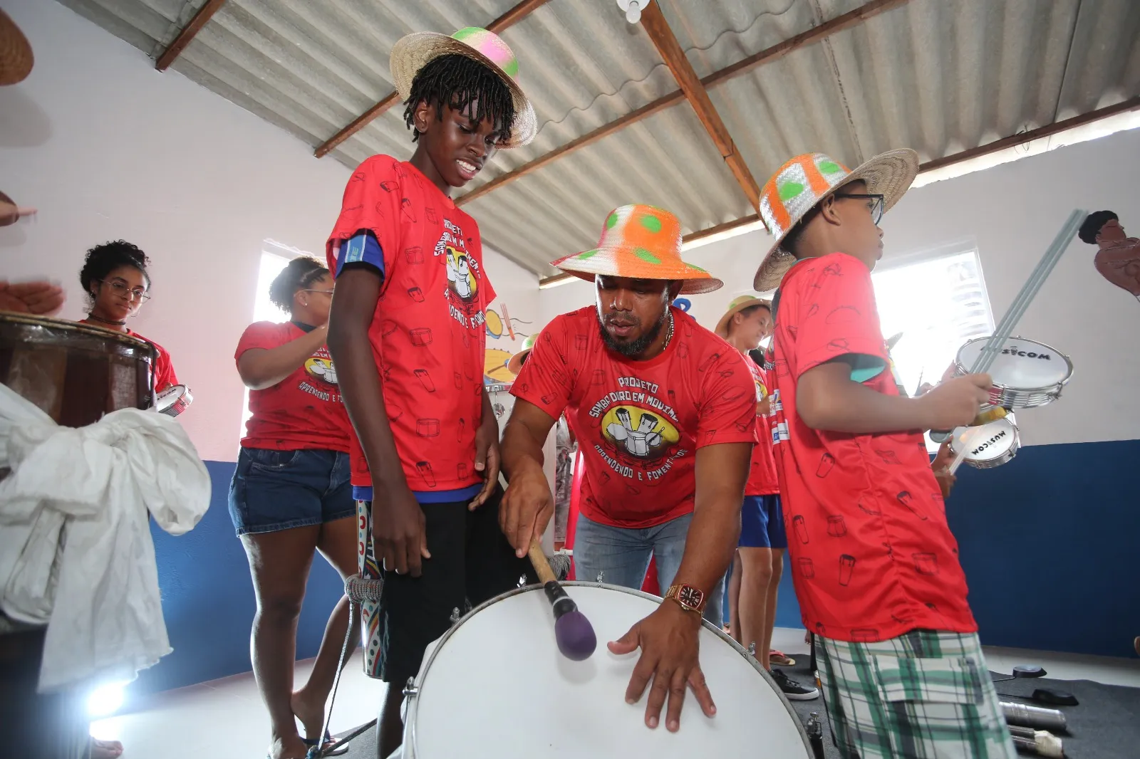 Escola de samba junino em Salvador