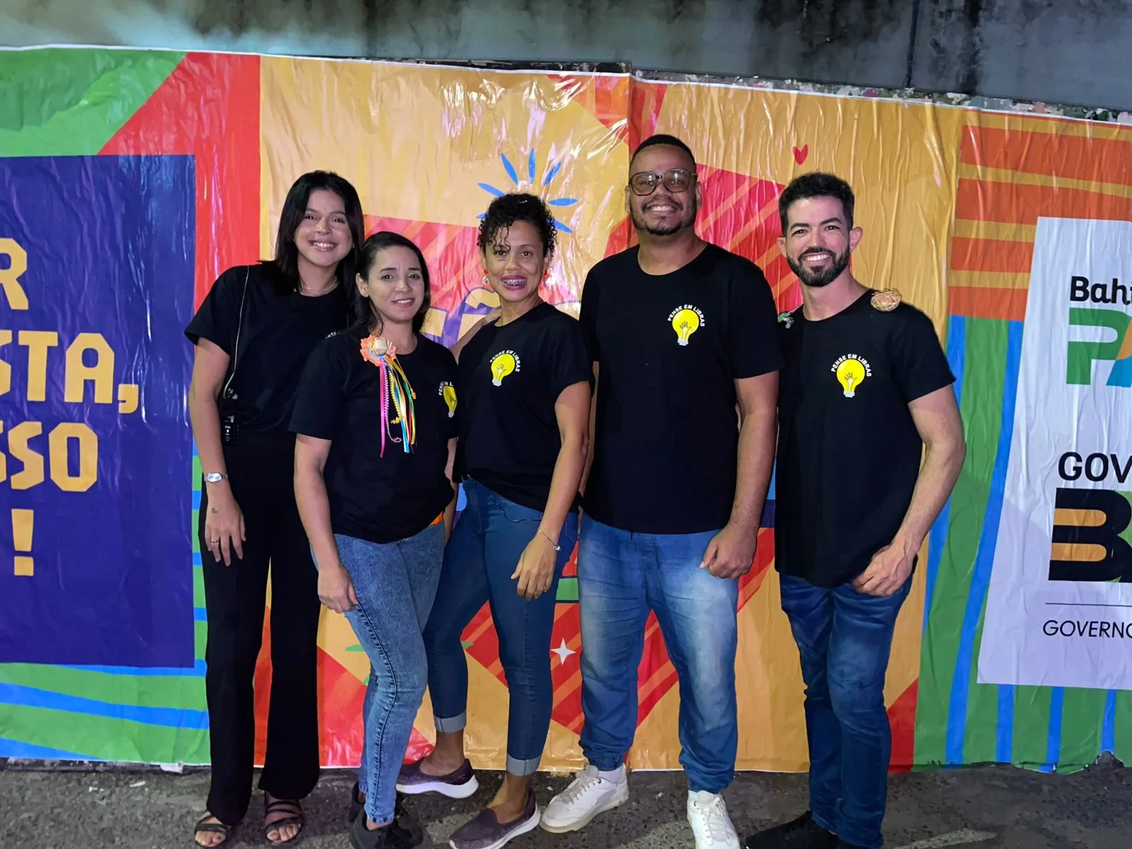 Intérpretes do Pense em Libras