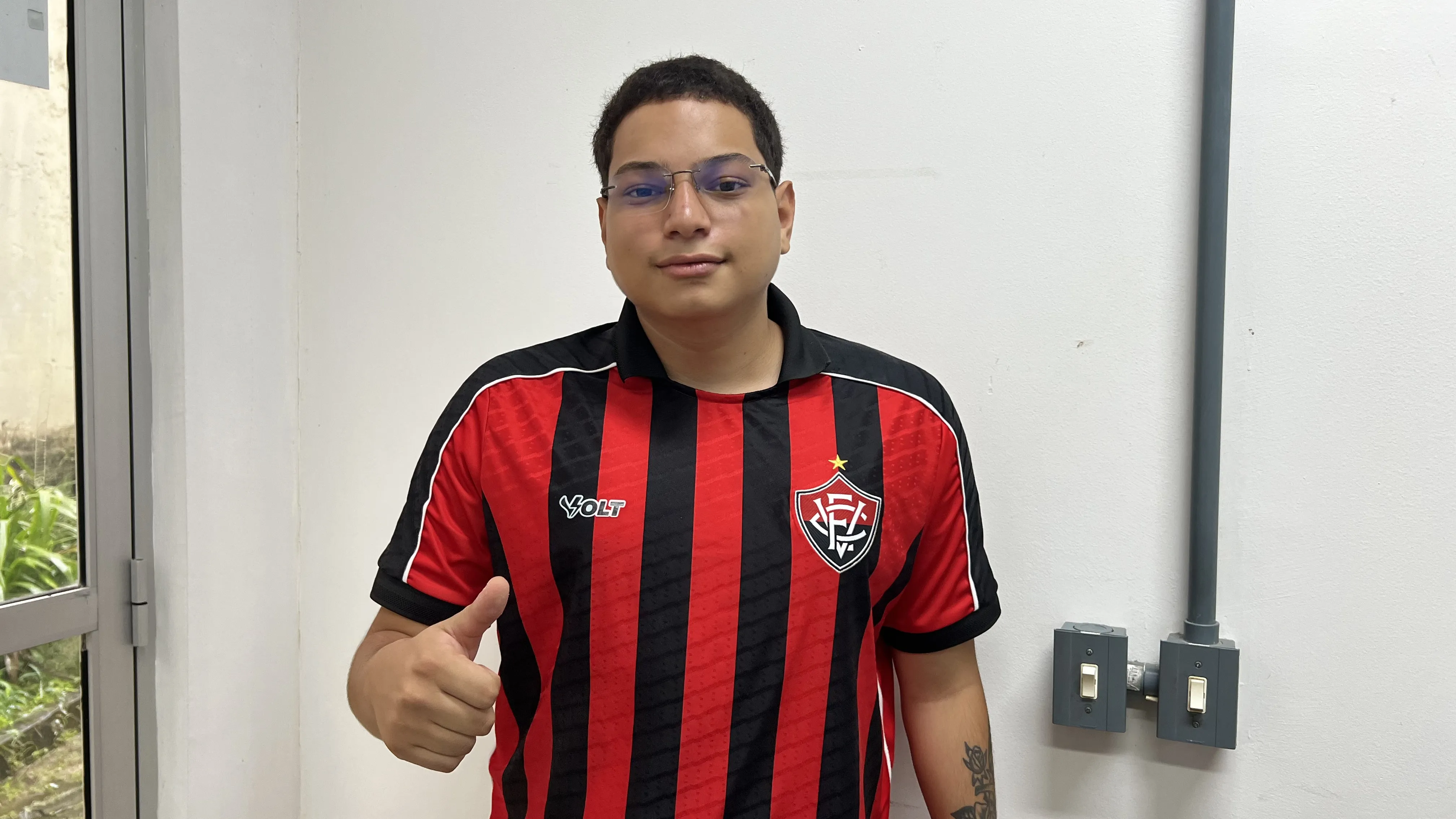 Caio Santana, torcedor do Vitória