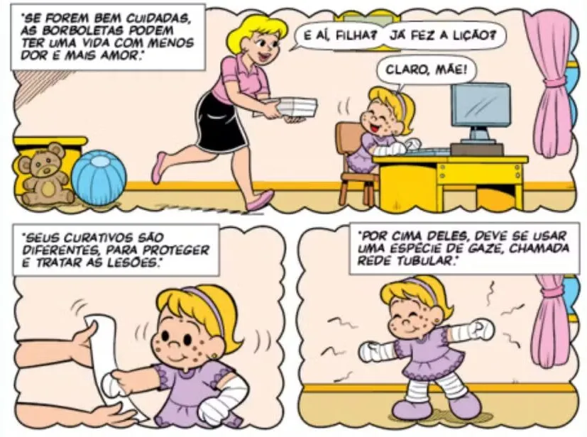 Imagem ilustrativa da imagem Turma da Mônica homenageia influenciadora baiana Dai Cruz