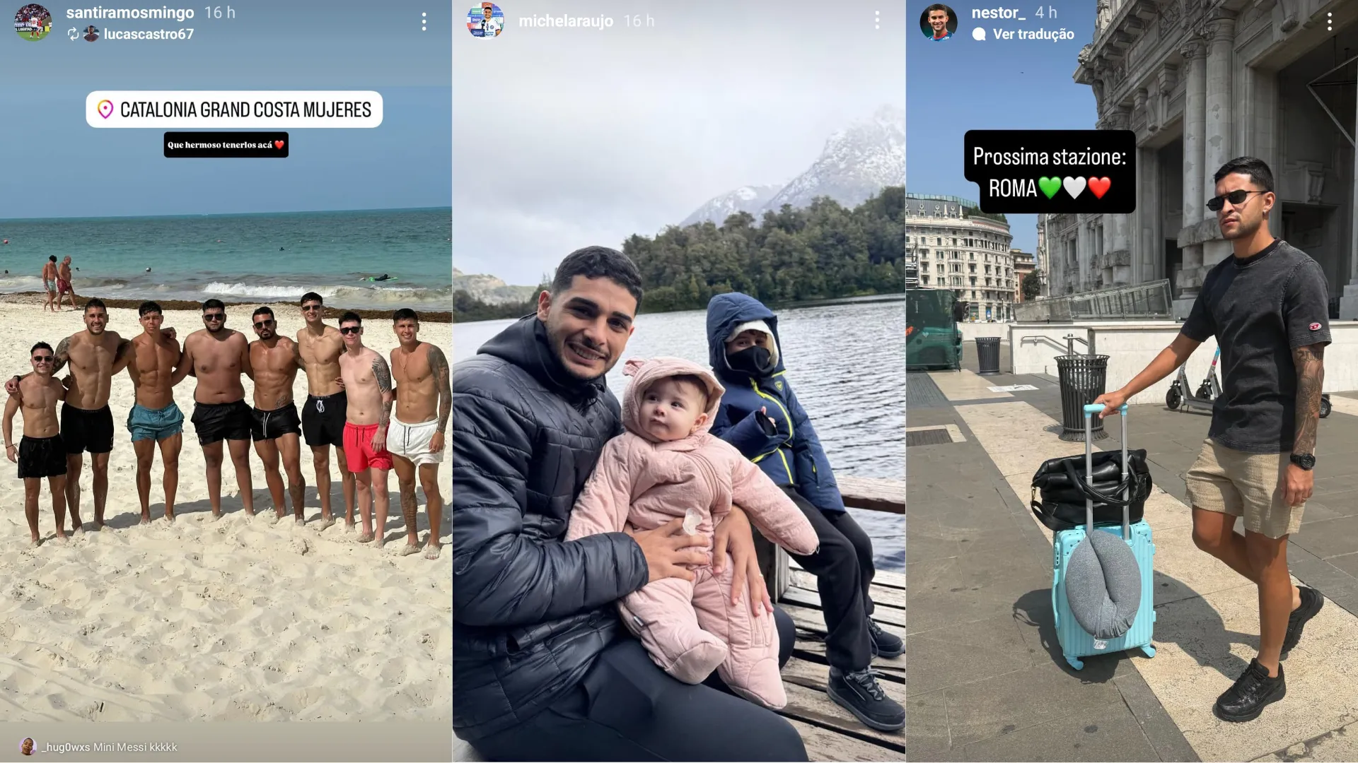 Imagem ilustrativa da imagem Veja os destinos escolhidos pelos jogadores da dupla Ba-Vi nas férias