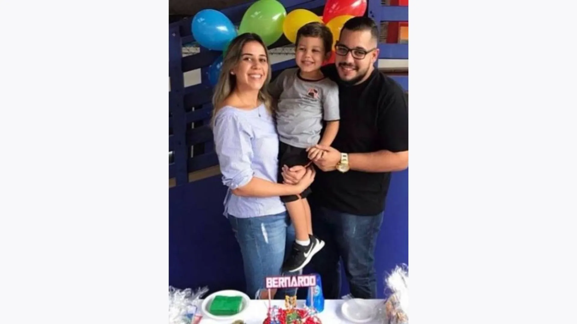 Henrique Bahia deixou um filho pequeno
