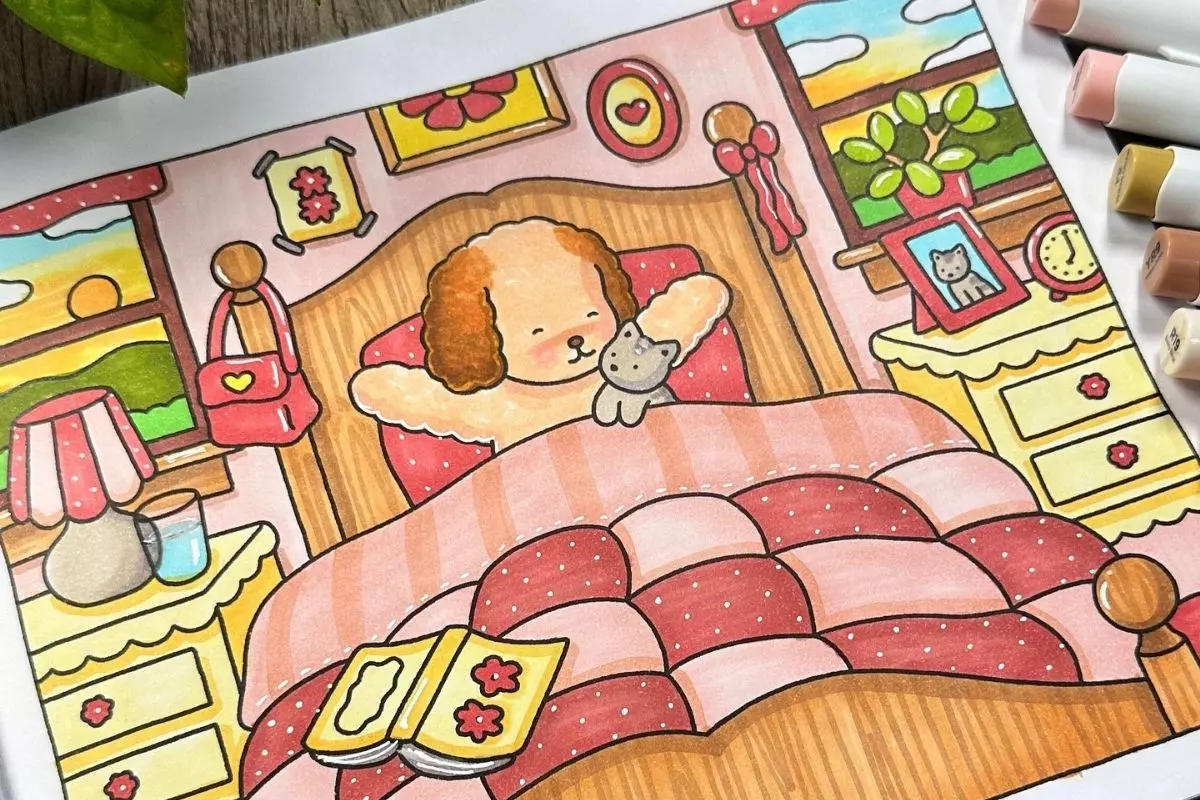 Bobbie Goods, o caderno de colorir com canetinhas especiais que é uma sensação no TikTok
