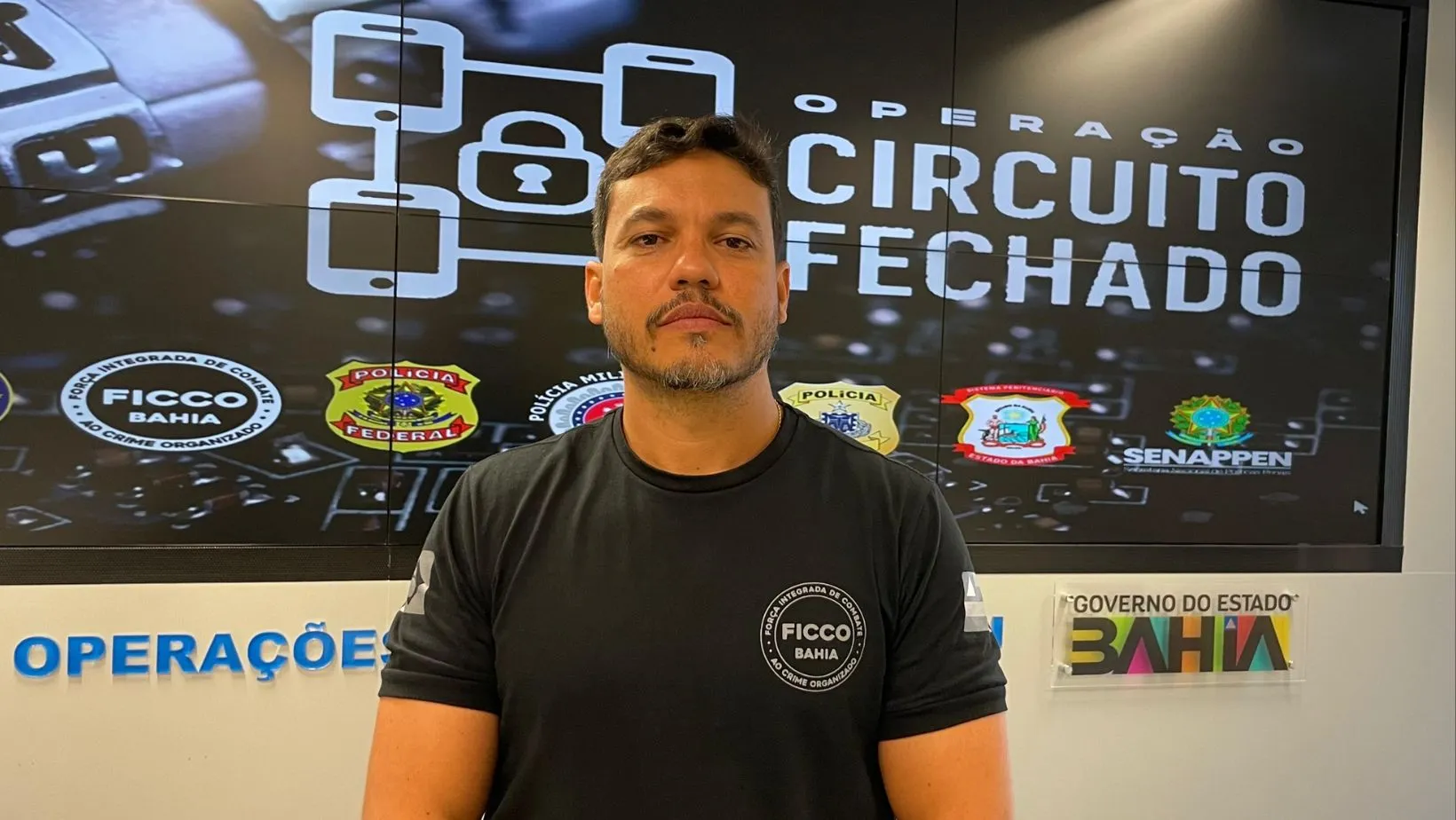 Coordenador da Força Integrada de Combate ao Crime Organizado (FICCO/BA), Eduardo Badaró